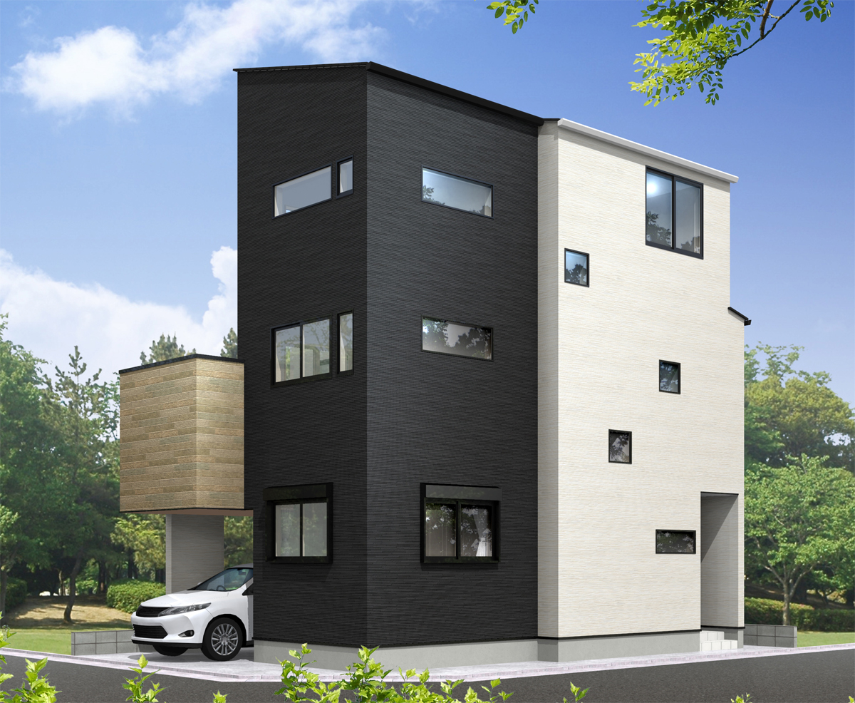 松島4丁目新築戸建(公道×公道の角地)